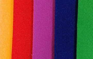 Polyestervilt effen kleuren